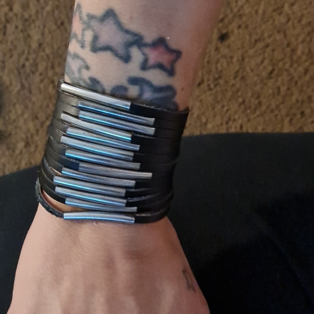 Leather bracelet